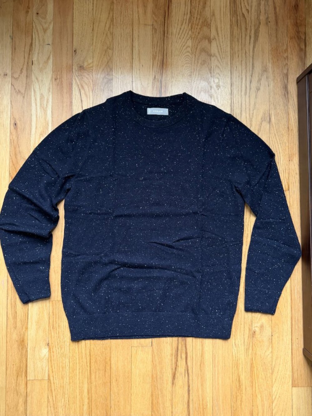 Everlane Cashmere Crew | Speckled Midnight Blue